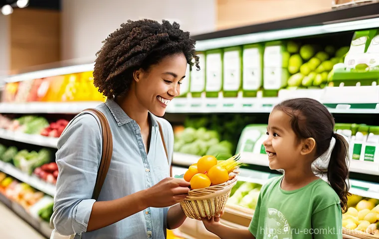 친환경 마케팅 자격 시험 준비 방법 - **Prompt: Conscious Consumerism in a Sustainable Marketplace**
An illustration depicting a dive...