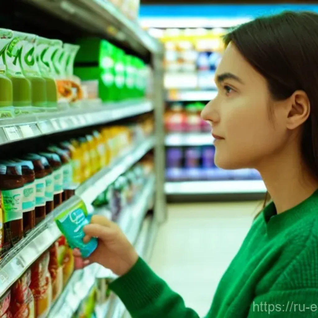 친환경 마케팅 실무에서 겪은 어려움 - **Prompt 1: Consumer Skepticism**
    "A young adult female consumer, dressed in fashionable casual ...