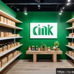 Home 19 친환경 마케팅 전문 직무 수행 전략 - A modern Russian eco-friendly store interior showcasing sustainable products made from natural, recy...